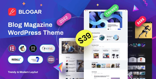 Blogar v1.2.9 - 博客杂志 WordPress 主题-徐道博客