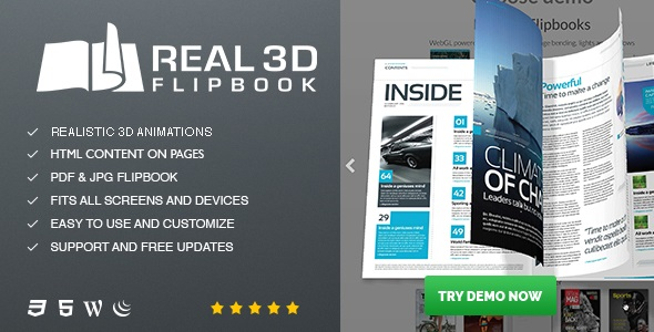 免费下载Real3D FlipBook v4.6.6 - WordPress 插件(破解版)-徐道博客