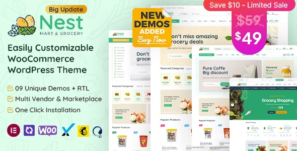 Nest v1.7.8 – 杂货店 WooCommerce WordPress 主题-徐道博客
