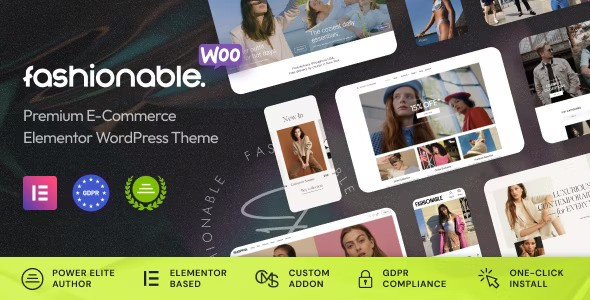 Fashionable v1.0.6 – 服装和服饰 WooCommerce WordPress 主题-徐道博客