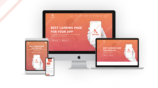Appino v1.5.1 – 创意 WordPress主题 应用登陆页面-徐道博客
