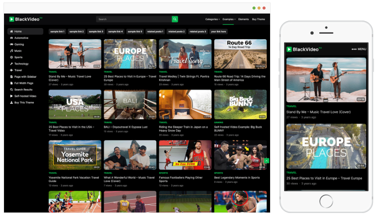BlackVideo Pro v1.0.3破解版 WordPress 主题打造专业视频网站的卓越之选-徐道博客