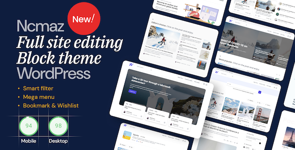 Ncmaz v1.2.1 – 新闻杂志全站编辑 WordPress 区块主题-徐道博客