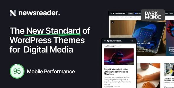 免费下载Newsreader v1.1.0-WordPress主题破解版-徐道博客