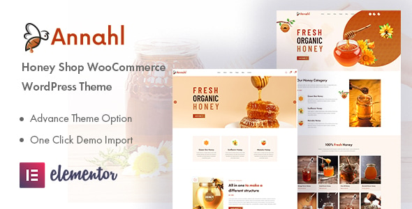 Annahl v1.0.4 – 有机与蜂蜜商店WordPress主题-徐道博客