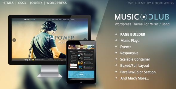 Music Club v1.9.2音乐俱乐部 | 派对 WordPress主题