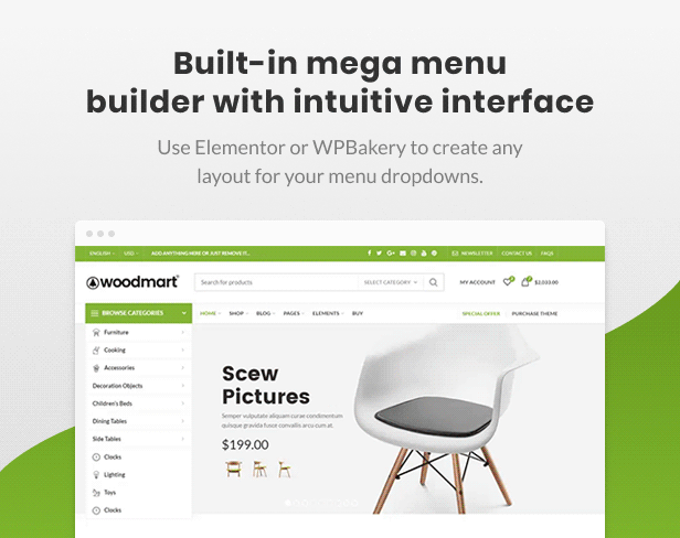 免费下载WoodMart v7.6.0 - 响应式 WooCommerce WordPress 主题破解版