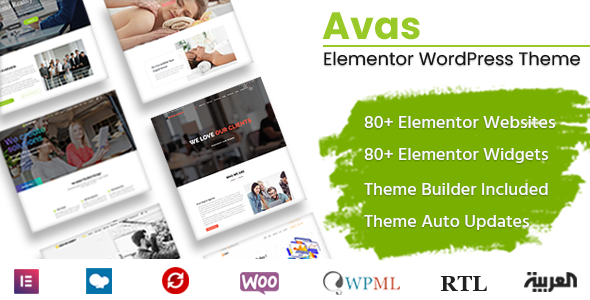免费下载Avas v6.6.4.7—Elementor WordPress 主题（破解版）-徐道博客