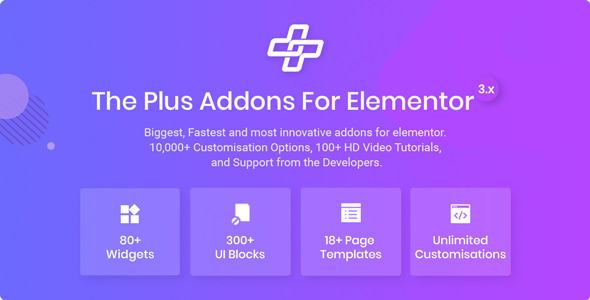 The Plus v6.2.2 – Elementor 页面构建器 WordPress 插件的附加组件（破解版）-徐道博客
