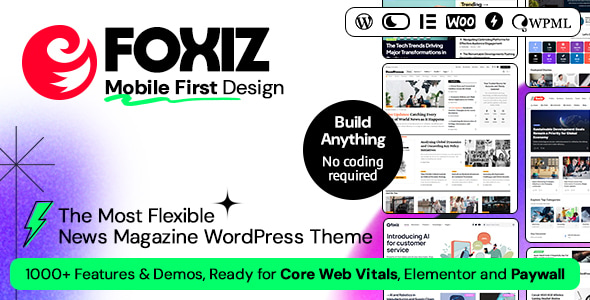 Foxiz v2.5.2 – WordPress 新闻、报纸与杂志（破解版）-徐道博客