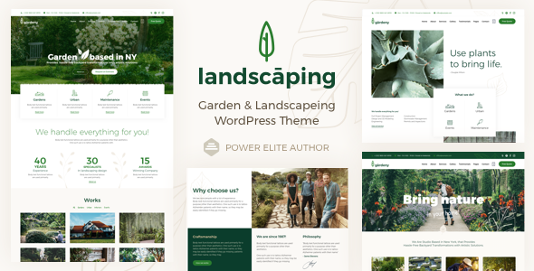 免费下载Landscaping v17.4 — 花园景观主题 WordPress 主题（已破解）-徐道博客