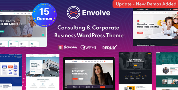 免费下载Envolve v2.1  — 咨询业务 WordPress 主题-徐道博客