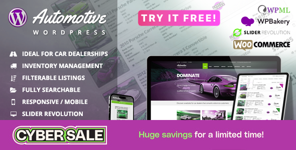 Automotive v13.3.2 – 汽车经销商业务 WordPress 主题（已破解）-徐道博客