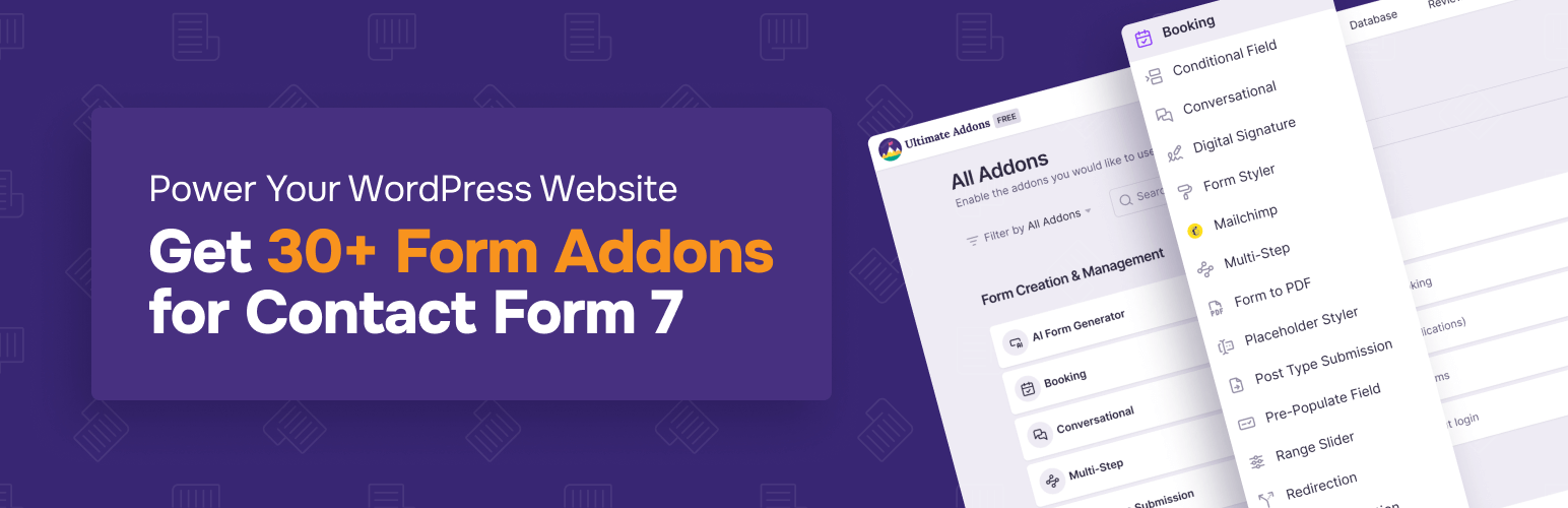 免费下载Ultimate Addons forContact Form 7 Pro 终极插件 v1.7.9（已破解）-徐道博客