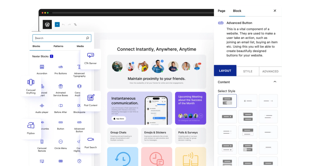 Nexter Blocks v4.0.6-WordPress 块插件 破解版-我爱学习网