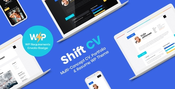 ShiftCV v3.0.12 — 博客、简历、作品集、WordPress 主题-徐道博客