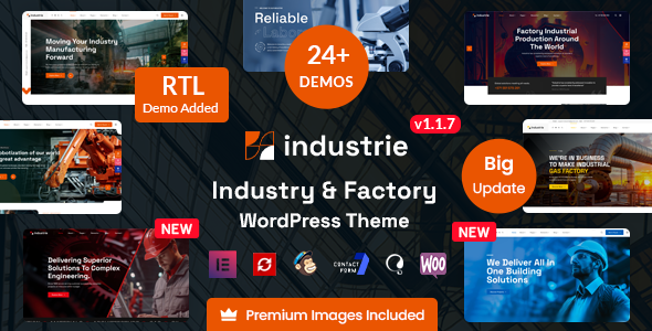 Industrie v1.1.7 工业主题 — 工厂及工业版 WordPress 主题-徐道博客