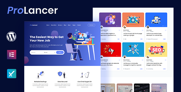 免费下载Prolancer v1.4.3 — 自由职业者市场 WordPress 主题（已破解）