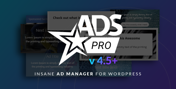 免费下载Ads Pro 插件 v4.88 — 多用途 WordPress 广告管理器（已破解）-徐道博客