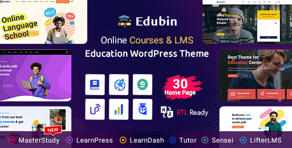 免费下载Edubin v9.3.12—— 教育 WordPress 主题（已破解）-徐道博客