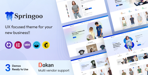 Springoo v1.0.4 — 时尚与 T 恤 WooCommerce WordPress 主题-徐道博客