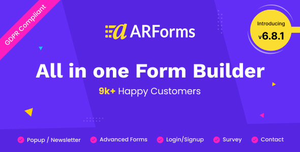 ARForms v6.9.2 — WordPress 表单生成器插件+扩展组件-徐道博客