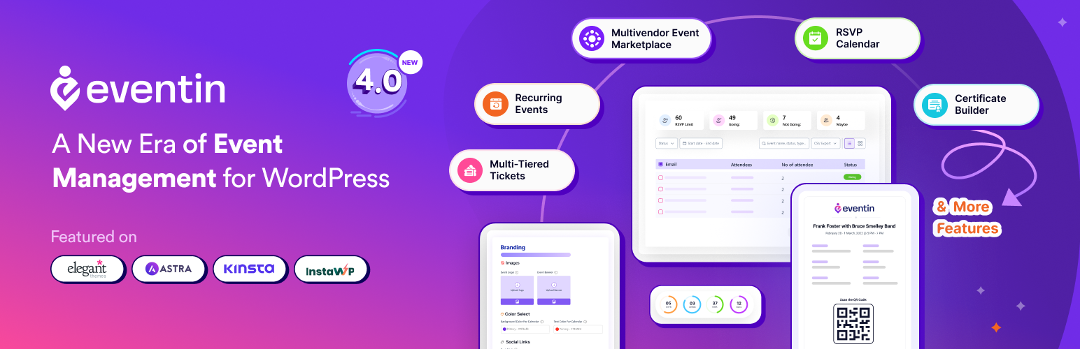 Eventin Pro 4.0.17 破解版—WordPress 活动管理插件＋扩展-徐道博客